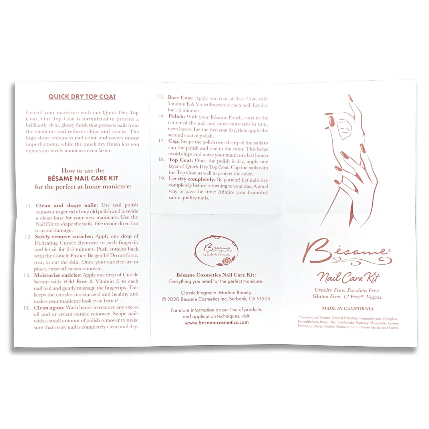 Bésame Nail Care Kit 7 Bésame Nail Care Kit - Image 7