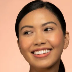 Apricot Cream Rouge - 1938 -Eterna Beauty Shop apricot med face shot WEB