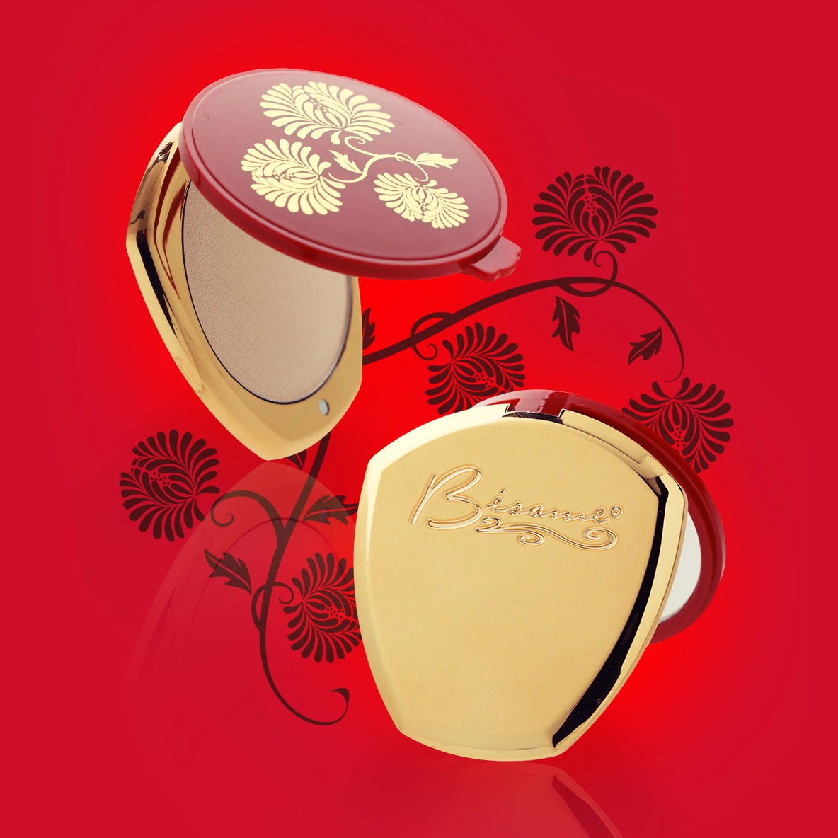 Starter Set - Refillable Powder Compact In Gold 2 Starter Set - Refillable Powder Compact In Gold - Image 2